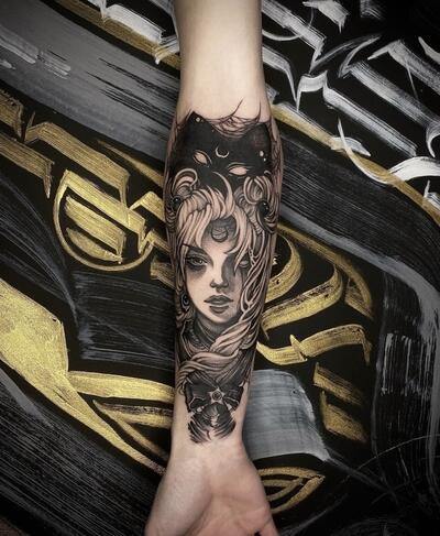 15 Elvira Tattoo Designs Ideas For Women  EntertainmentMesh