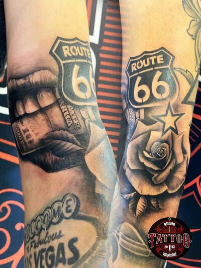 Las Vegas Tattoo artist Pogo is a black and gray portrait tattoo artist   Sin City Tattoo Shop