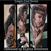 SC Tattoo Artist Siren's Cove Tattoo Alysia Robers 1